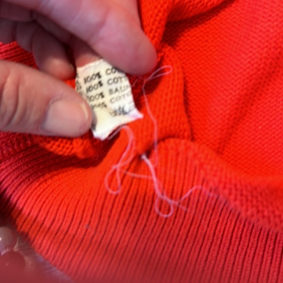 Vintage Gianni Versace Cotton V Neck Cardigan Sweater L - Picture 7 of 7